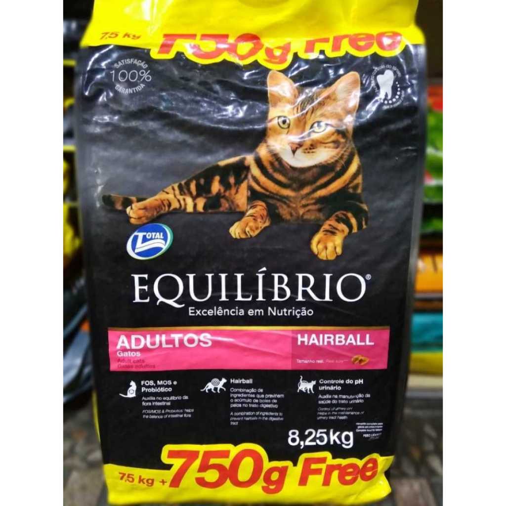 Equilibrio adult hairball 7,5kg Makanan Kucing Equilibrio Adult