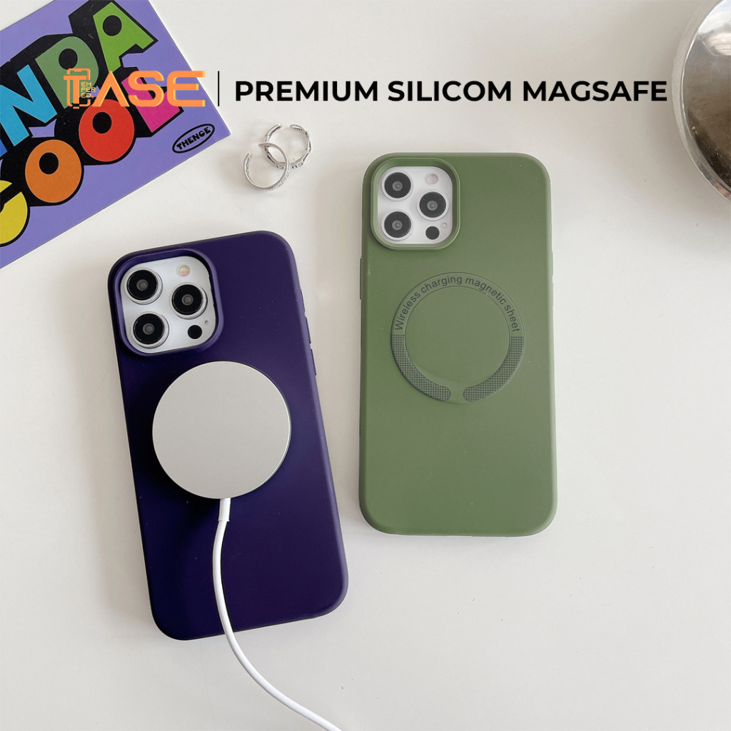 Case Iphone 13 PRO MAX Premium Silicone Magsafe