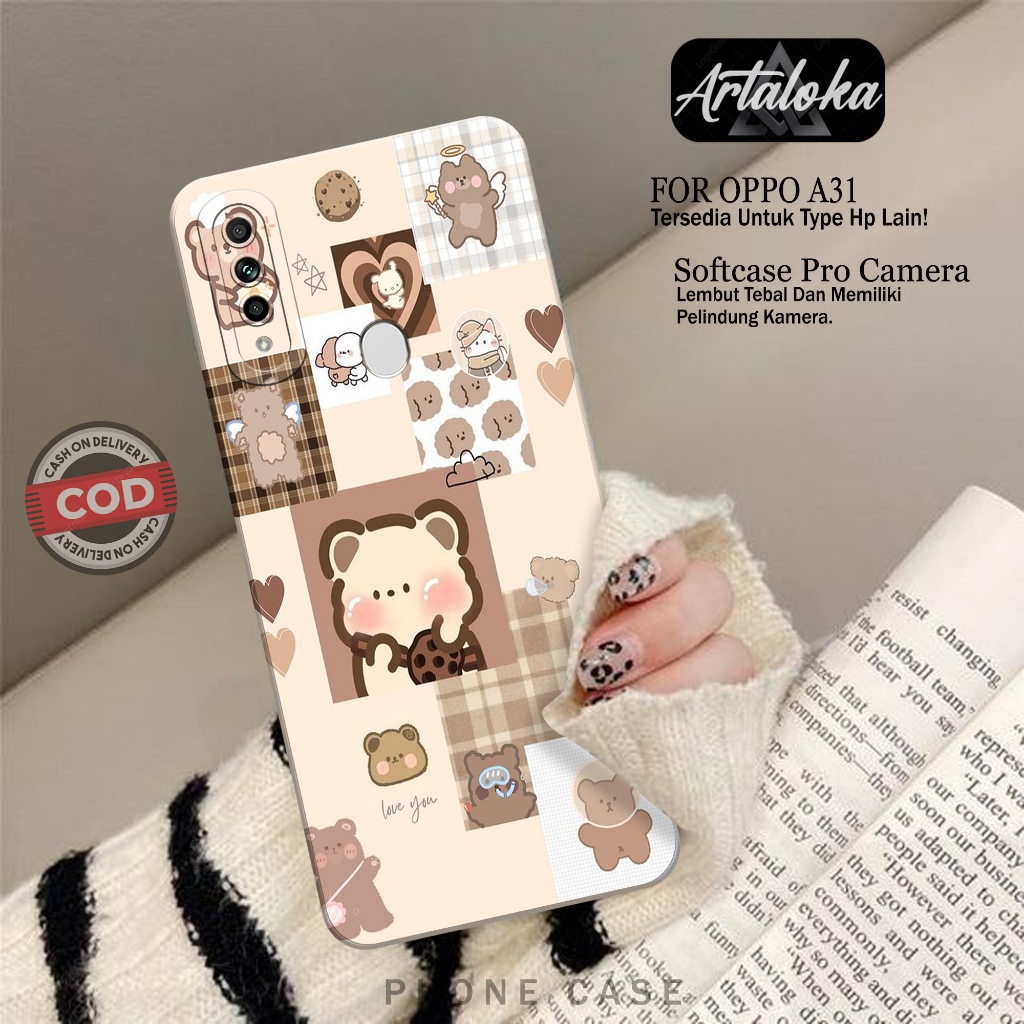 Case Hp Oppo A31 - Fashion Case Kartun - Softcase Oppo A31 - Casing Oppo A31 - Kesing Oppo A31 - Sil