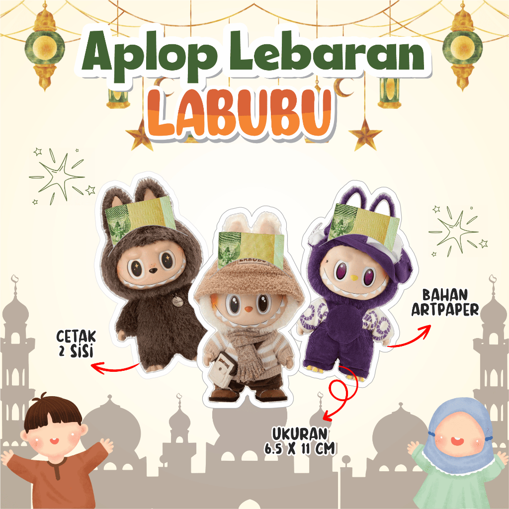 

Amplop Lebaran Labubu Bahan Artpaper Ukuran 6.5 x 11 CM AMPLOP LEBARAN AMPLOP LABUBU AMPLOP LUCU AMPLOP VIRAL AMPLOP CETAK 2 SISI Amplop Lebaran Karakter Labubu Karakter Anak Lucu Amplop Hari Raya Amplop Cute Amplop Anak Labubu