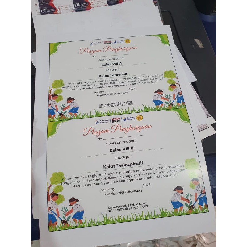 

Sertifikat bahan linen/concorde