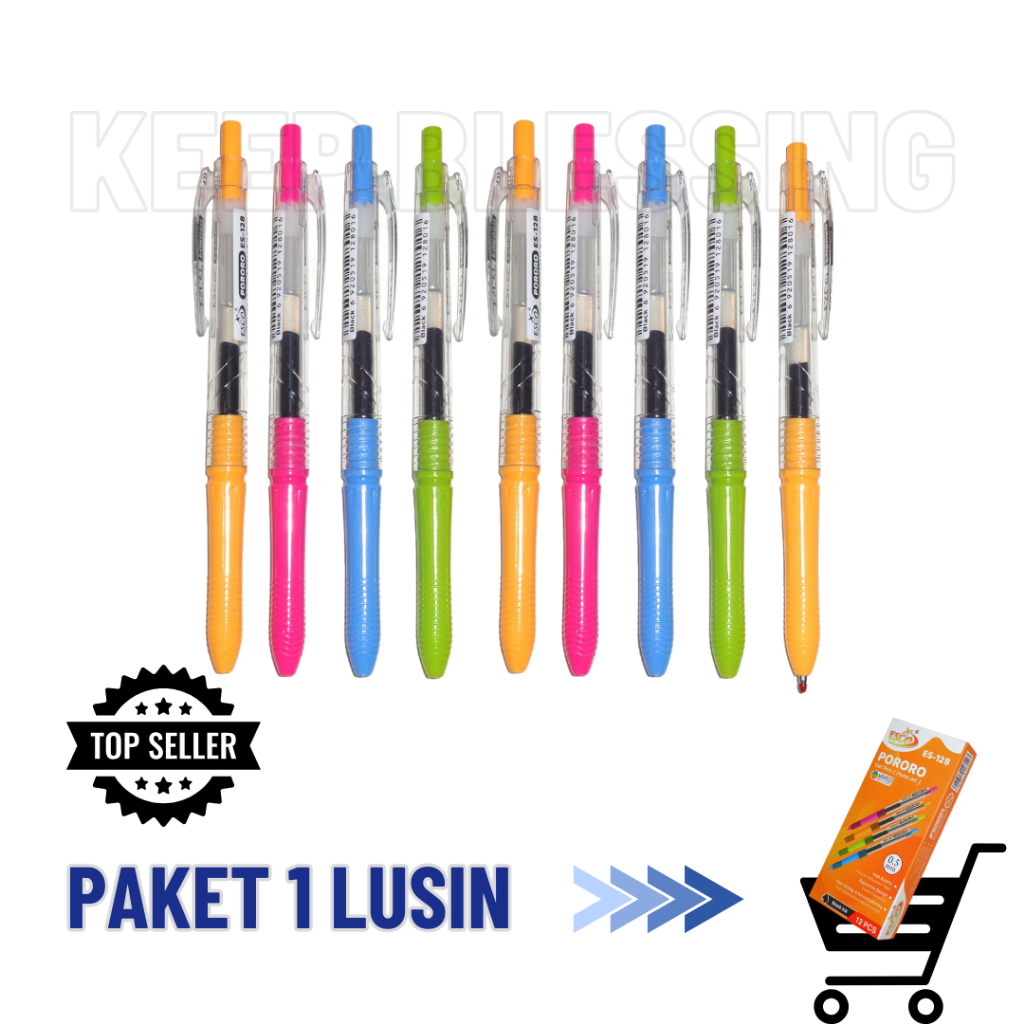 

Pulpen Gel My New Pororo 0.5mm - Set 12 Pcs, Cocok untuk Sekolah & Kantor - Pulpen Gel ES-128 - Tinta Halus, Cepat Kering Harga Terjangkau - Cod