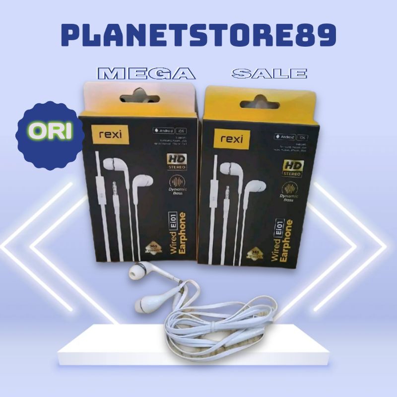 Eerphone Wired Rexi Ei01 HD stereo Dynamic Bass