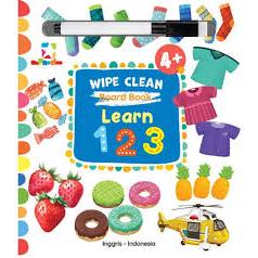 Gramedia Padang-Opredo Wipe Clean Board Book: Learn 123