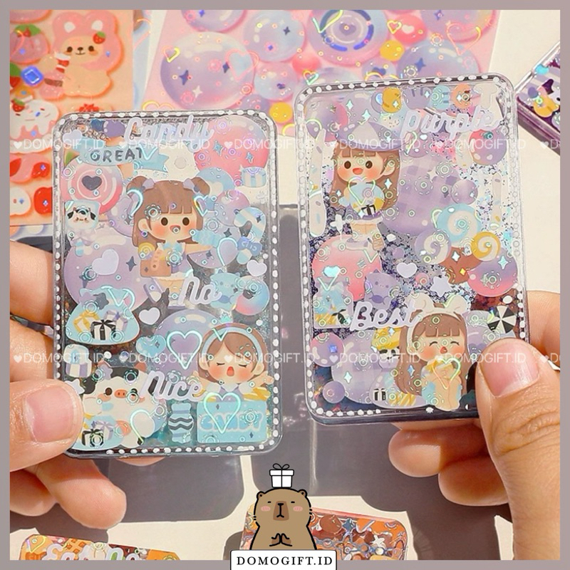 

Stiker Glitter Pack DIY Buku Jurnal Edisi Guka Mass Mechandisers 12 Lembar TLD94