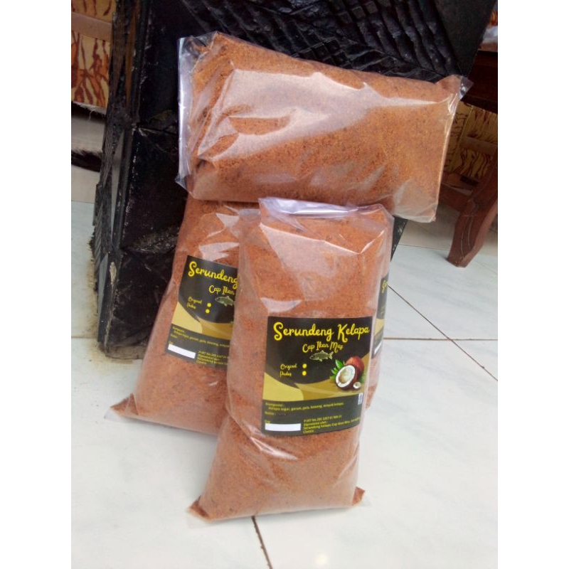 

Serundeng Kelapa Asli cap Ikan Mas