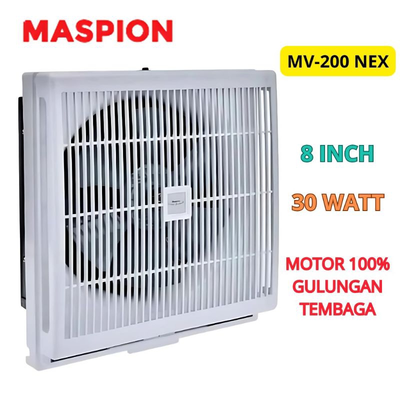 EXHAUST FAN DINDING MASPION MV-200 NEX 8 inch 20 cm