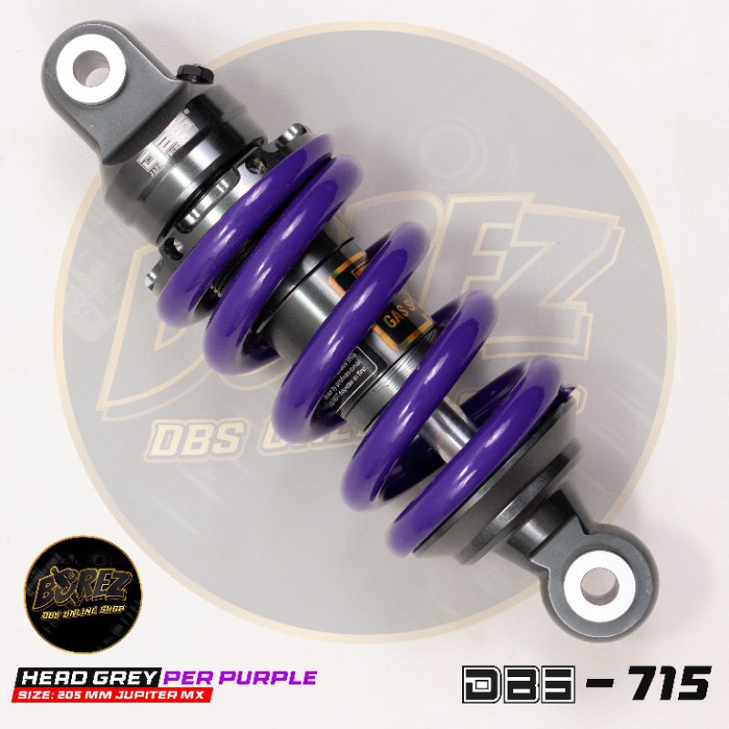 MONO SHOCK DBS MX TABUNG DAN NON TABUNG UKURAN 205MM PREMIUM ASLI SHOCK DBS