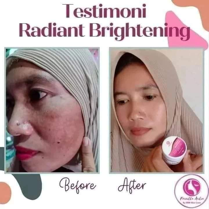 Drw Skincare Cream Malam Whitening Radian Brightening Night Cream ecer ukuran 10 gr Ndk78
