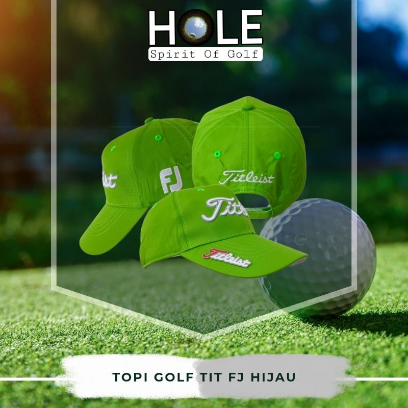 imported golf hat (Topi Golf) TIT FJ Hijau