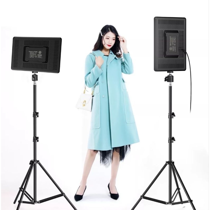 FULLSET RING FILL LIGHT MM240 LAMPU LED SUPER TERANG COCOK FOTOGRAFER LIVE STREAMING