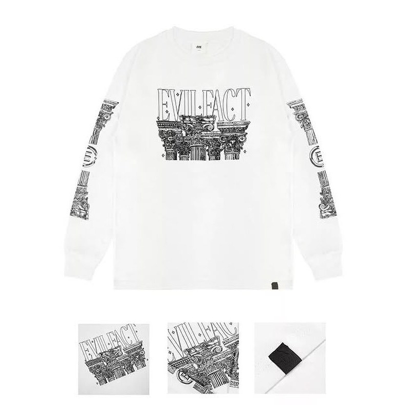 EVIL ARMY T-SHIRT - TALS ATHENS L24 WHITE