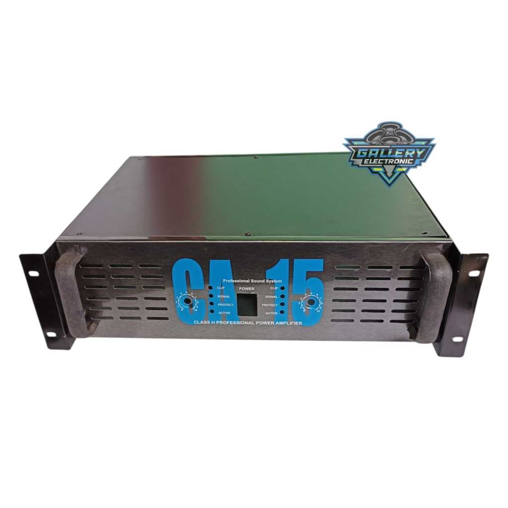Box Power Amplifier CA-15 / Bok Power 2 Chanel CA 15 Bahan Plat Besi