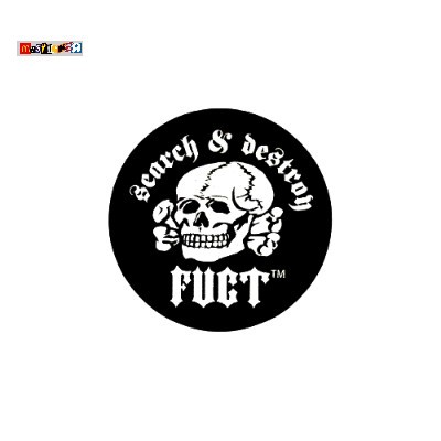 

sticker fuct search & destroy logo rounded stiker