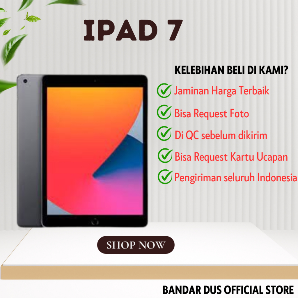IPAD 7 32GB 128GB Gen 7 Wifi Only Second Original Ex Inter