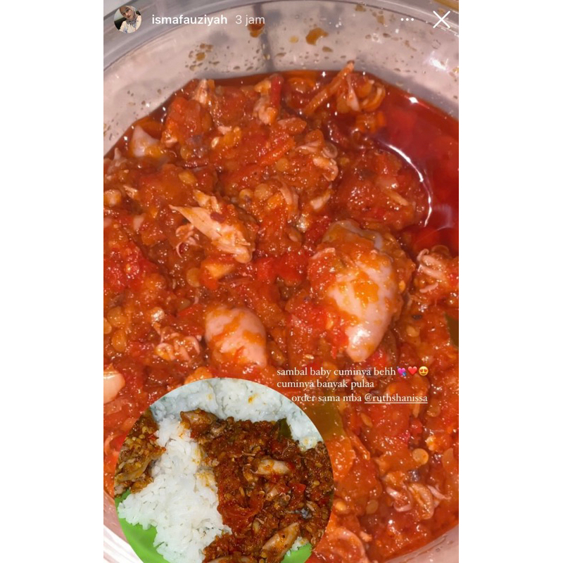 

Sambal Baby Cumi