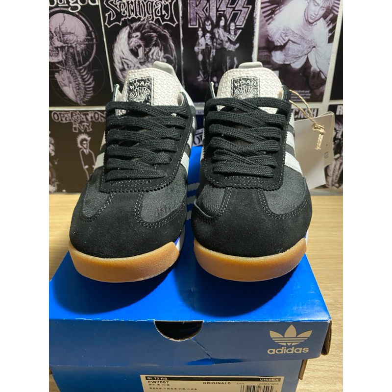 Sepatu Adidas SL72 x NOAH Black White