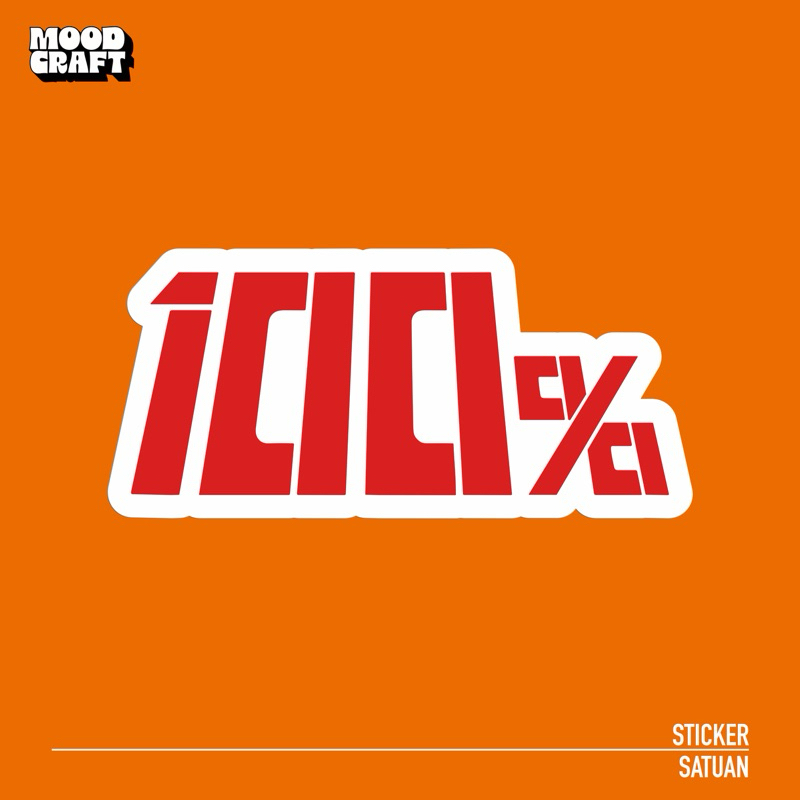 

100% Mob Psycho - Vinyl Sticker | SS-032