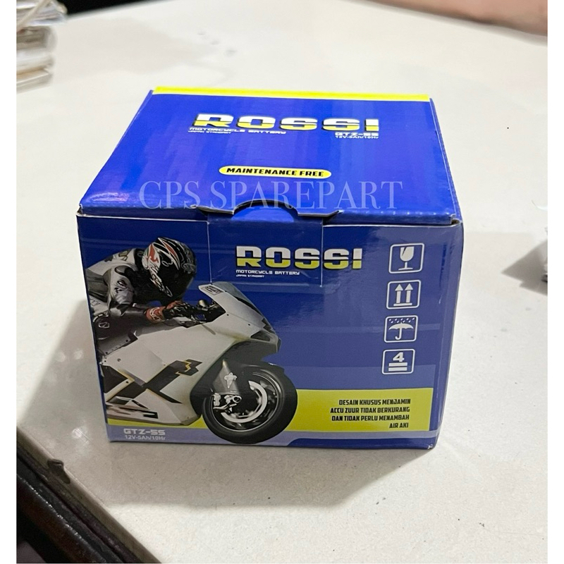 Aki Motor Kering Rossi [1pcs] Aki Umum