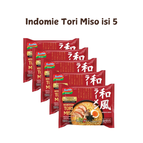 

Indomie mie instan Tori Miso isi 5