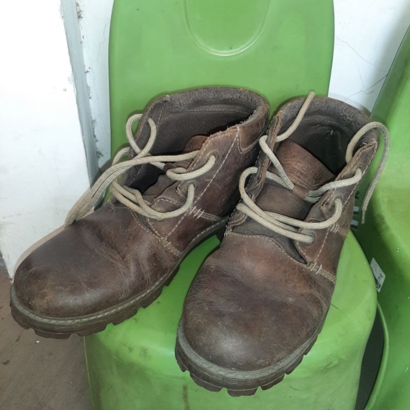 Sepatu Boots Kulit Pria Camel Active Original Size 40