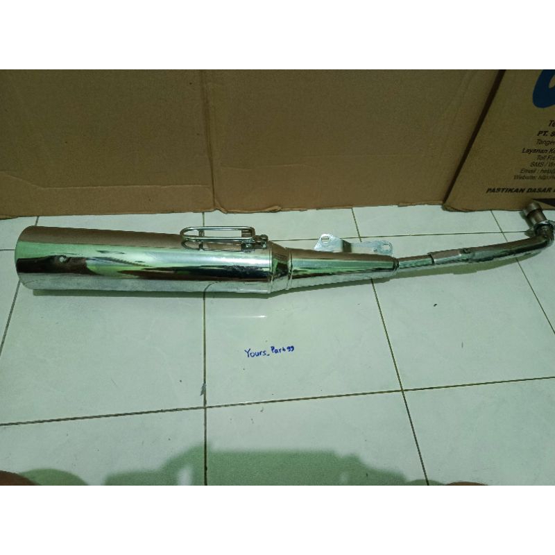 Knalpot Supra x lama Original