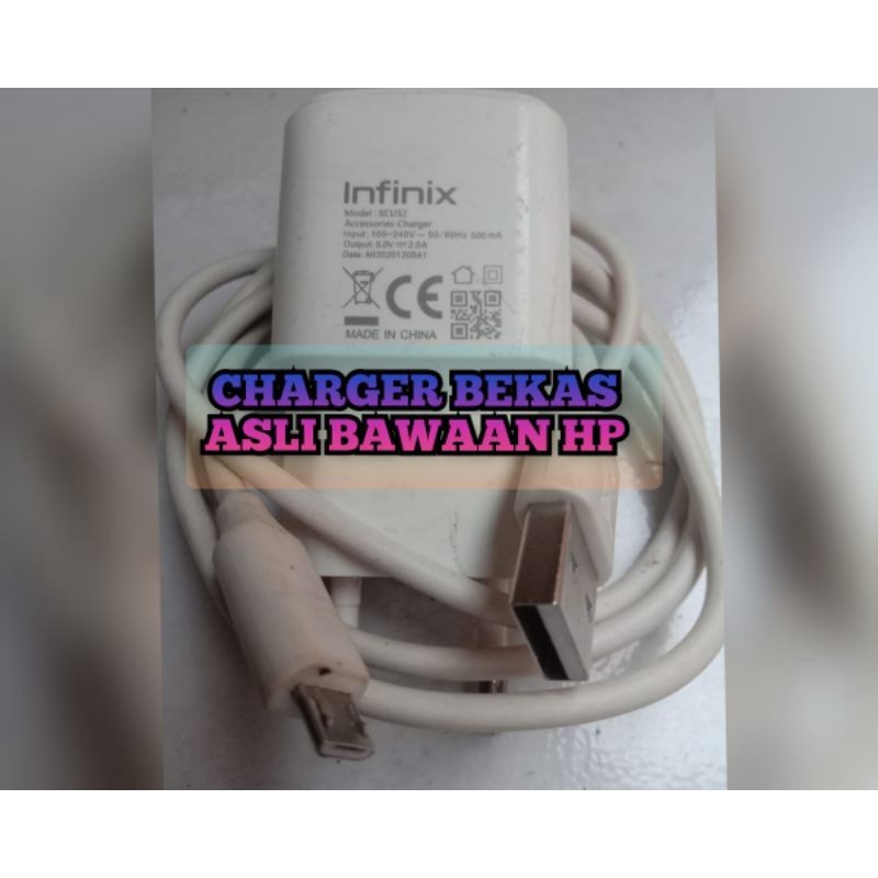 CHARGER INFINIX SMART 7 | SMART 6 PLUS | SMART 5 ORI BAWAAN HP MIKRO USB
