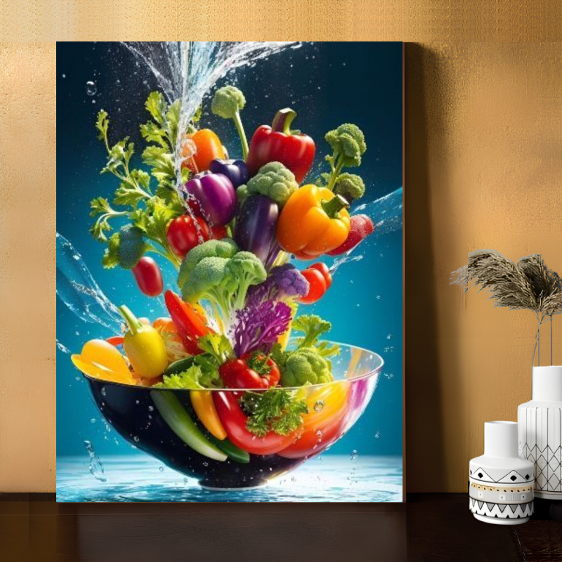 Hiasan Dinding Gambar Buah Buahan Bahan MDF Gb28