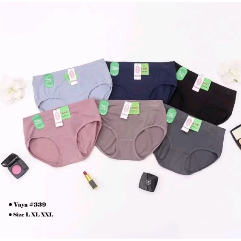 CD Celana Dalam wanita Remaja dan Dewasa VAYA Karet Tinggi Bahan Spandeks Halus Berkualitas