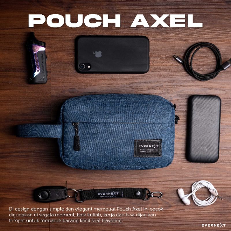 Tas Slempang Pria Simple POUCH BAG AXEL - EVERNEXT