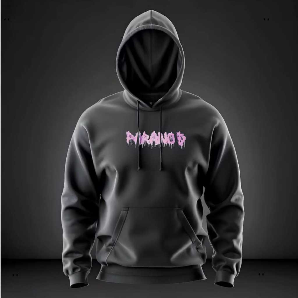 Jaket Sweater Hoodie Distro Pria & Wanita Hitam Keren
