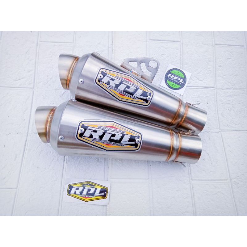 Tabung Knalpot model Fantera Untuk Drag Kompetisi Roderace Original RPL RACING EXHAUST INDONESIA