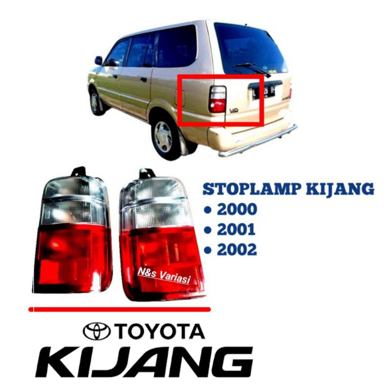 Stoplamp Kijang 2000 2001 & 2002 / Lampu stop kijang kapsul 2000 2001 2002 / Lampu belakang kijang k