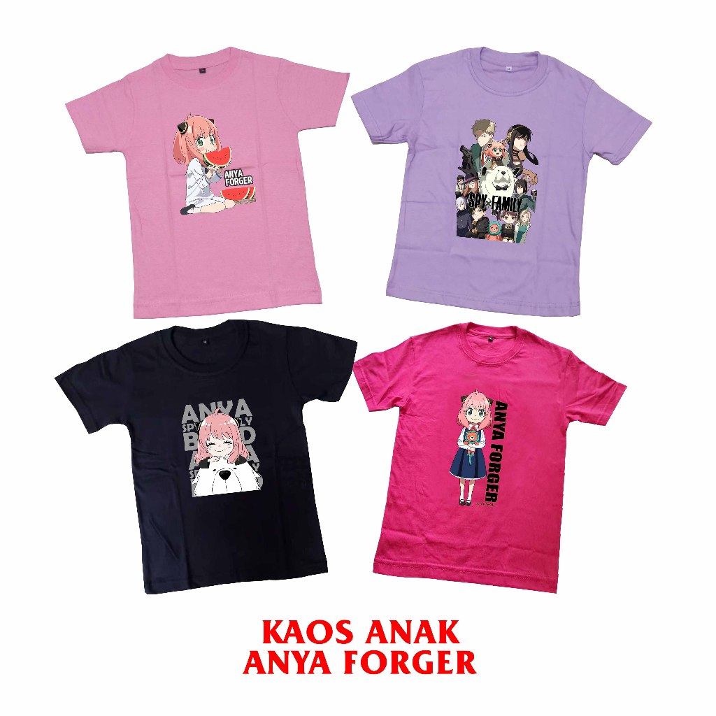Kaos Anak Perempuan Anya Forger SPX Family