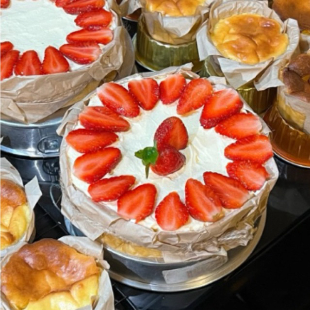 

brunt cheseecake ukuran diameter 16 cm tinggi 3-4 cm