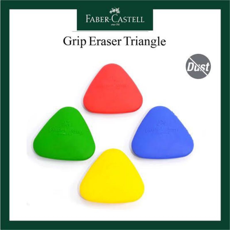 

Faber-Castell Grip Eraser Triangle, Round