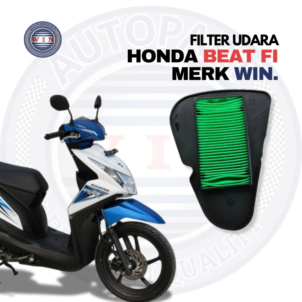 Filter Udara Beat FI || Filter Saringan Udara Busa Udara Hawa Air Honda Beat Fi Merk Win