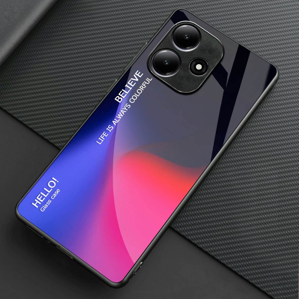 Softcase Kaca Kilau For ITEL A70 - Pelindung Handphone ITEL A70 - Casing HP ITEL A70 -A17