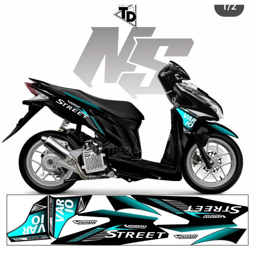 Striping VARIO 125 OLD - Striping list Variasi HONDA VARIO 125 OLD Racing Terbaru 002