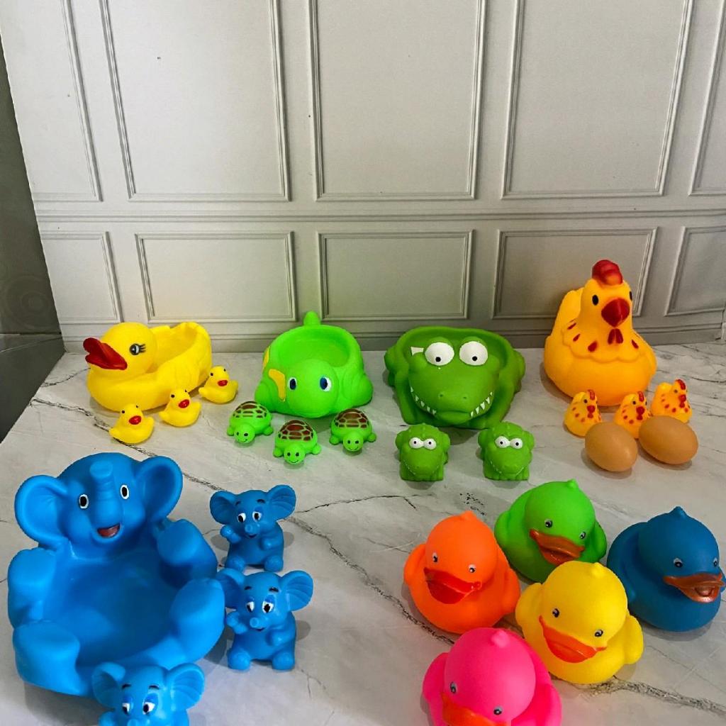 Mainan Bebek Beranak Mainan Bayi Bebek Bath Toys Karet Mandi Bebek Mainan Bebek Viral Mainan air