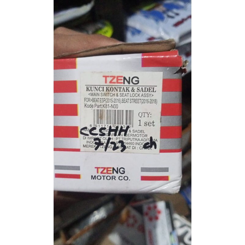 KUNCI KONTAK KONTAK SADEL BEAT ESP 2015-2016, BEAT STREET 2016-2018 K81