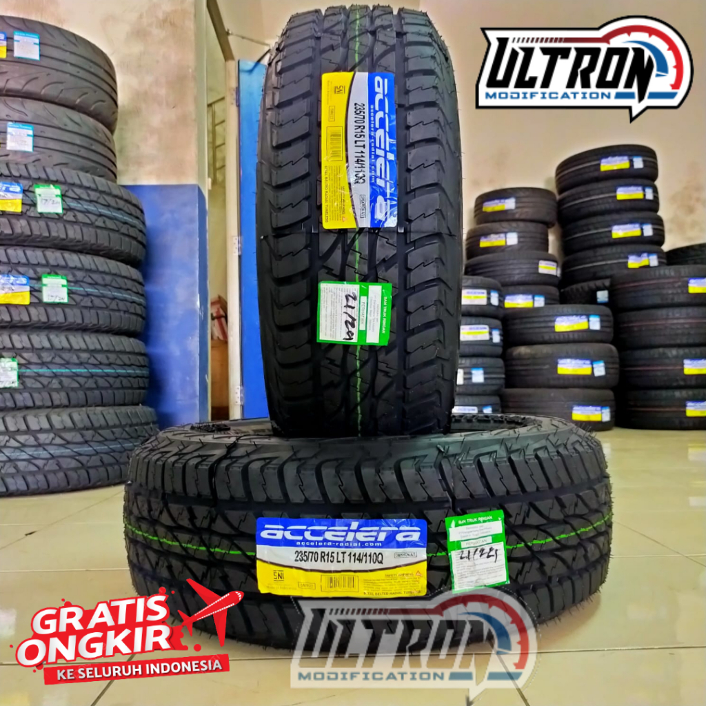 Ban Mobil Semi Offroad R15 235 70 R15 Accelera Omikron A/T 235/70 R15 Ban Tubles Murah