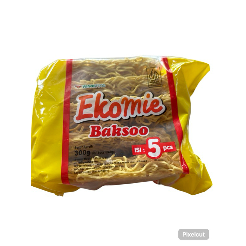 

Ekomie baso 1 pak isi 5 keping