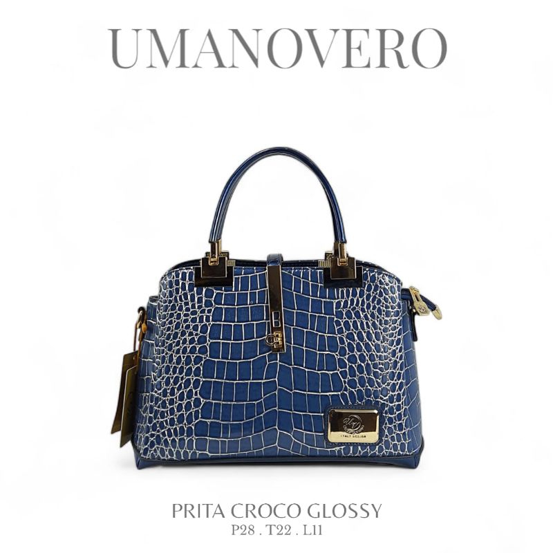 Tas Umano Vero Prita Croco Glossy 3676-3 Tas Slempang Tas Kantor Tas kerja Tas Brand Tas Cantik Tas 