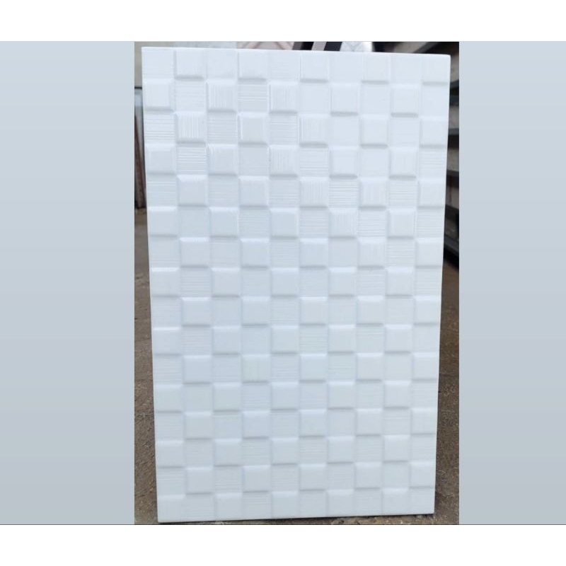 keramik dinding kamar tidur mandi dapur rumah ASIA PLATINUM 25x40 ETON BASIC EMBOSSED kotak putih mi