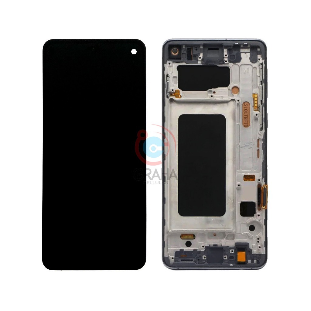 LCD SAMSUNG S10 / G973 / G973F FULLSET TOUCHSCREEN + FRAME