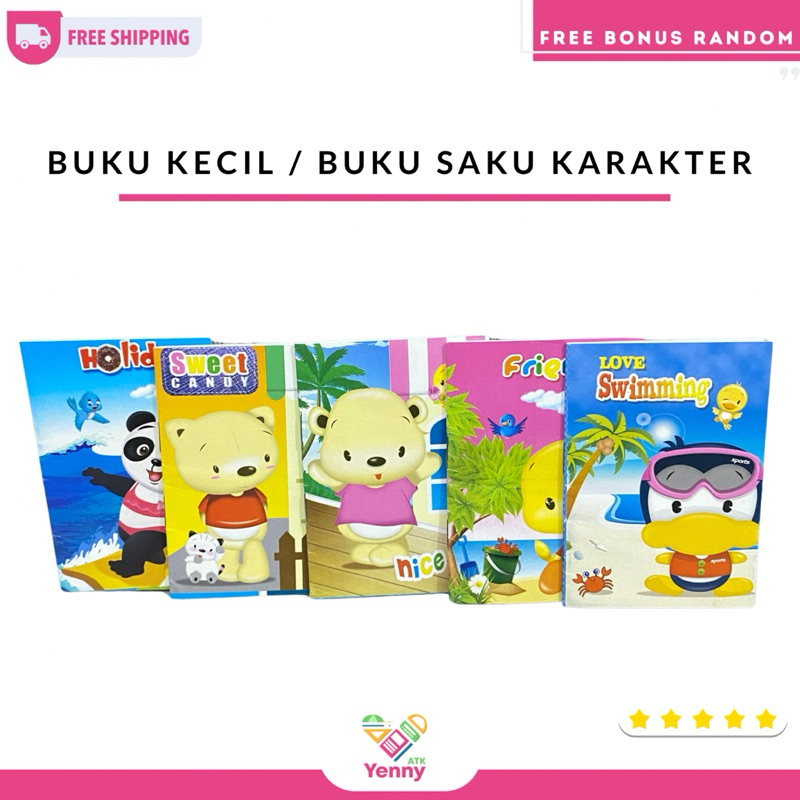 

Buku Kecil / Buku Saku Karakter | Buku Catatan Kantung (PCS)