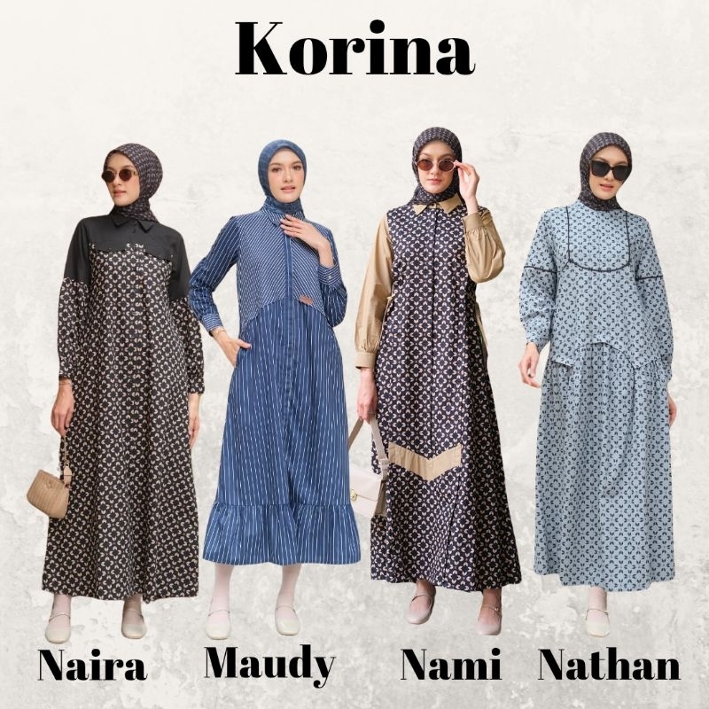 Korina Dress Original Terbaru NAMI DRESS NATHAN DRESS NICKY MIDI DRESS NAIRA DANIELA DYLAN SAIDA GHA