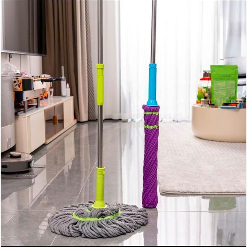 ALAT PEL LANTAI PUTAR OTOMATIS  twist Mop Magic Pel Lantai Besar