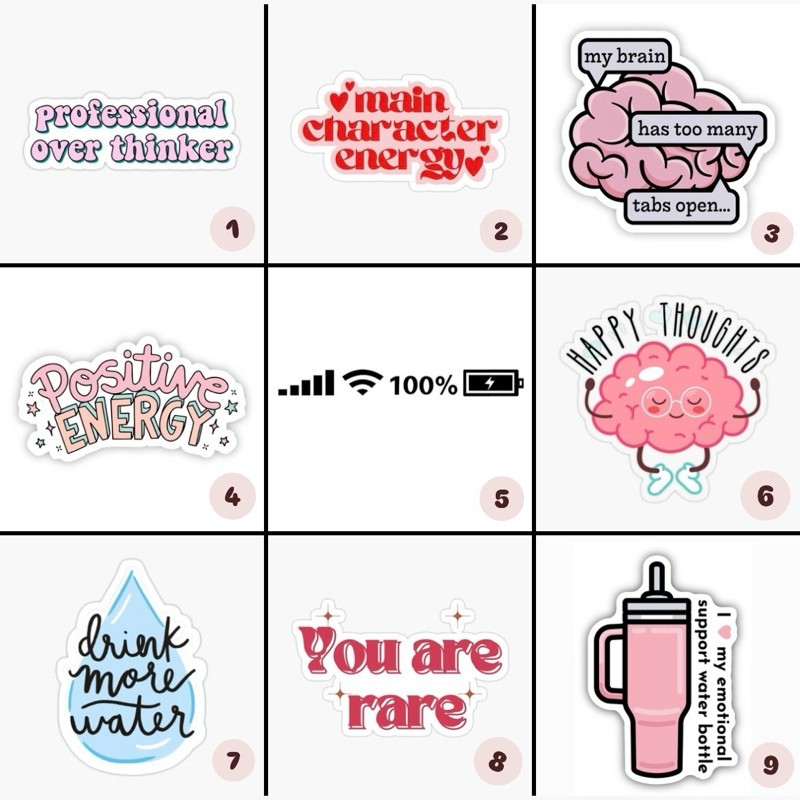 

Aesthetic stickers